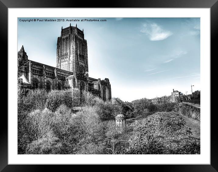 Liverpool Anglican Cathedral Framed Mounted Print by Paul Madden