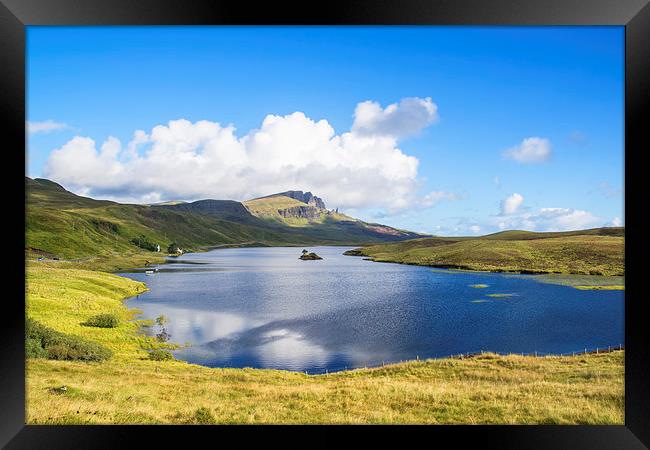 Loch Fada to the Storr 2 Framed Print by Chris Thaxter