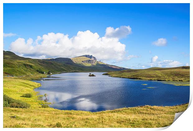 Loch Fada to the Storr 2 Print by Chris Thaxter