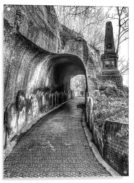 Spooky tunnel Acrylic by Paul Madden