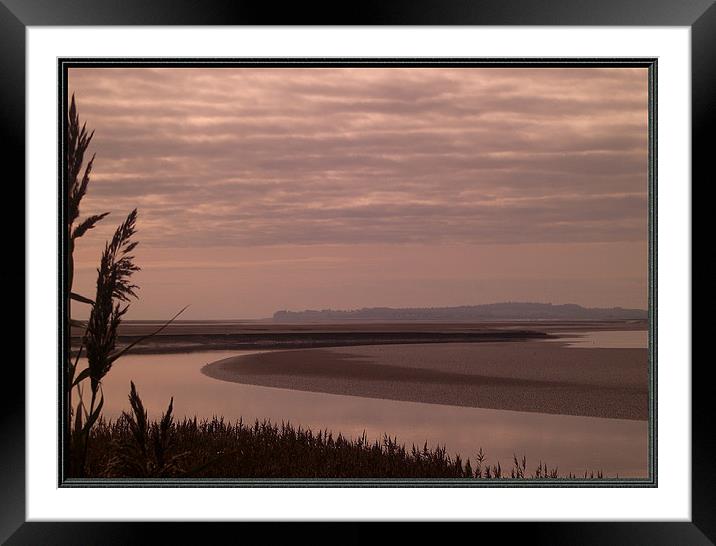 Nith Estuary Framed Mounted Print by Vivienne Barker