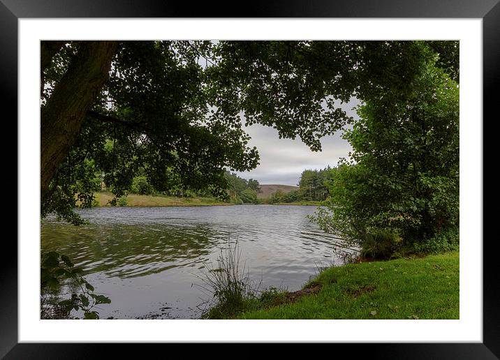 Cod Beck Reservoir Framed Mounted Print by keith sayer