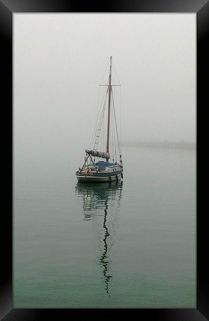 Andys Boat Framed Print by Stephen Oakley