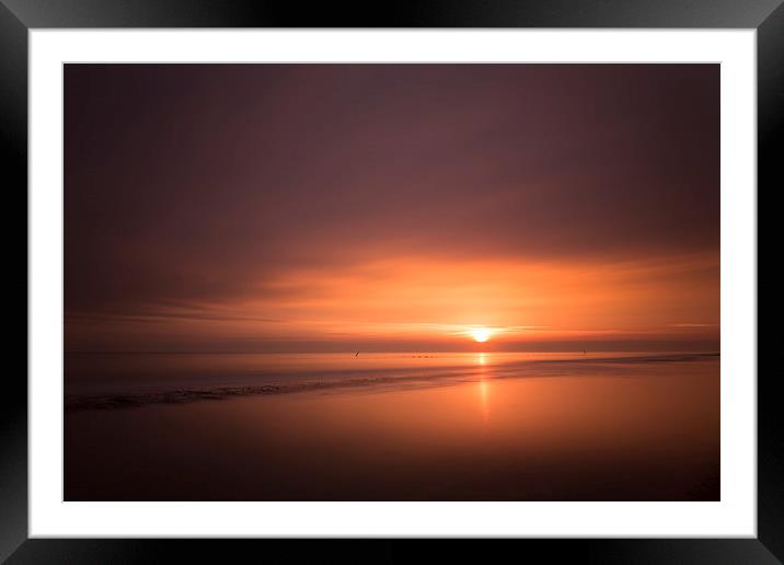The Last Sunrise Framed Mounted Print by Simon Wrigglesworth