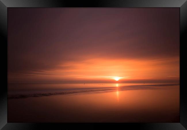The Last Sunrise Framed Print by Simon Wrigglesworth