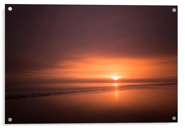 The Last Sunrise Acrylic by Simon Wrigglesworth