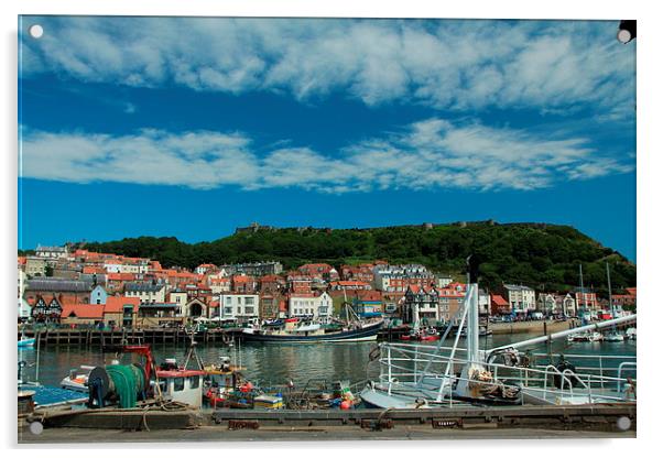 Fishing Port Of Scarborough Acrylic by Mark Lee