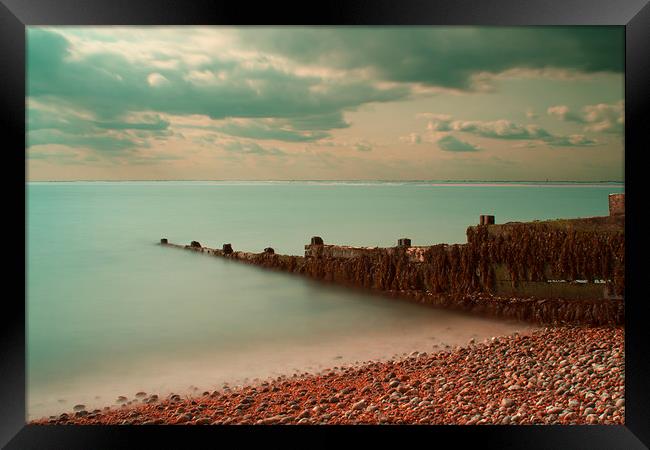 Across the Solent Framed Print by James Ward
