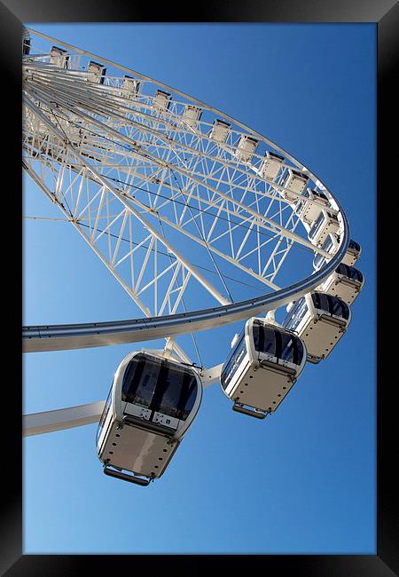 Brighton Wheel of Excellence Framed Print by VICTORIA HENDRICK