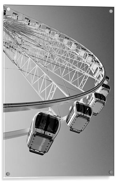 Brighton Wheel Acrylic by VICTORIA HENDRICK