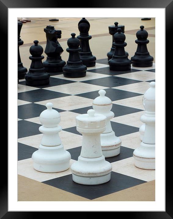 chess anyone Framed Mounted Print by Martyn Bennett