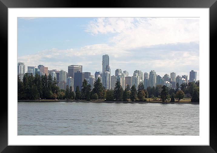 Vancouver Framed Mounted Print by Martyn Bennett