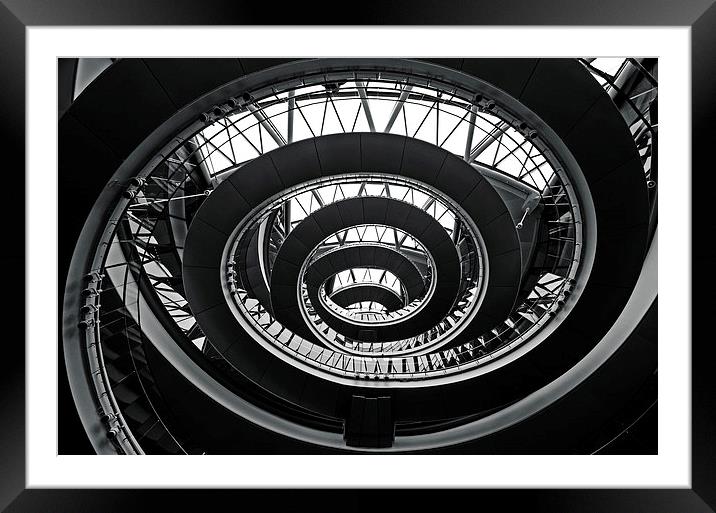 Vortex Framed Mounted Print by Tracey Whitefoot