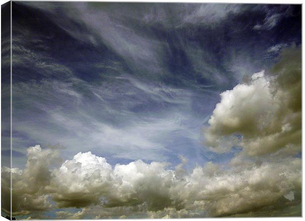 Clouds Canvas Print by Antoinette B