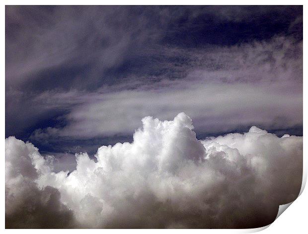 Clouds Print by Antoinette B