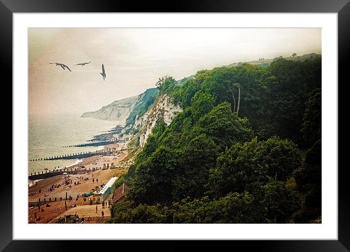 Misty Afternoon In Eastbourne Framed Mounted Print by Chris Lord
