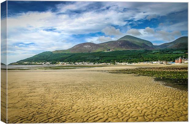 Slieve Donard and the Mournes Canvas Print by David McFarland