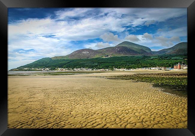 Slieve Donard and the Mournes Framed Print by David McFarland