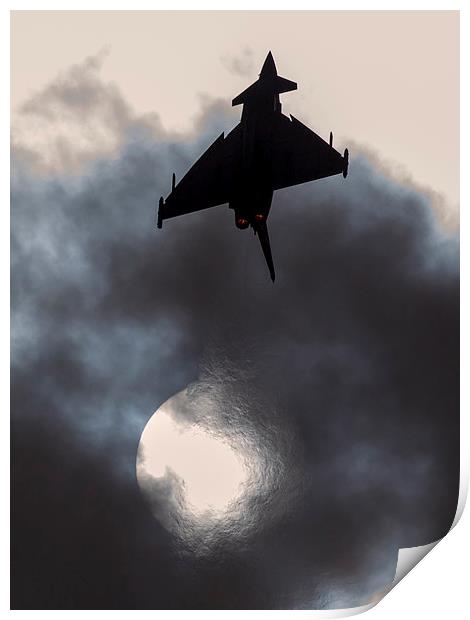 Typhoon rocket Print by Keith Campbell
