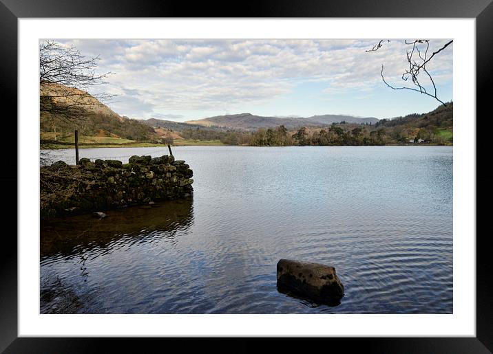 Over Rydal Water Framed Mounted Print by John Hare