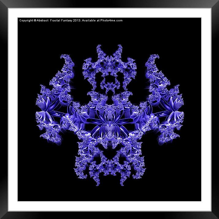 The Sign Framed Mounted Print by Abstract  Fractal Fantasy