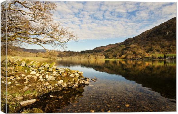 Rydal Reflections Canvas Print by John Hare