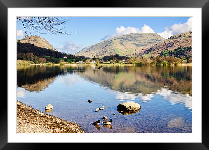 Spring at Grasmere Framed Mounted Print by John Hare
