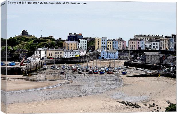 Artistic view of Tenby Harbour Canvas Print by Frank Irwin