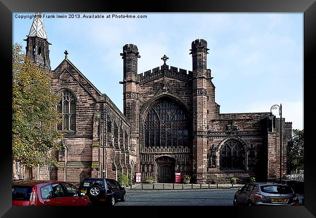 Art work of Chester Cathedral Framed Print by Frank Irwin