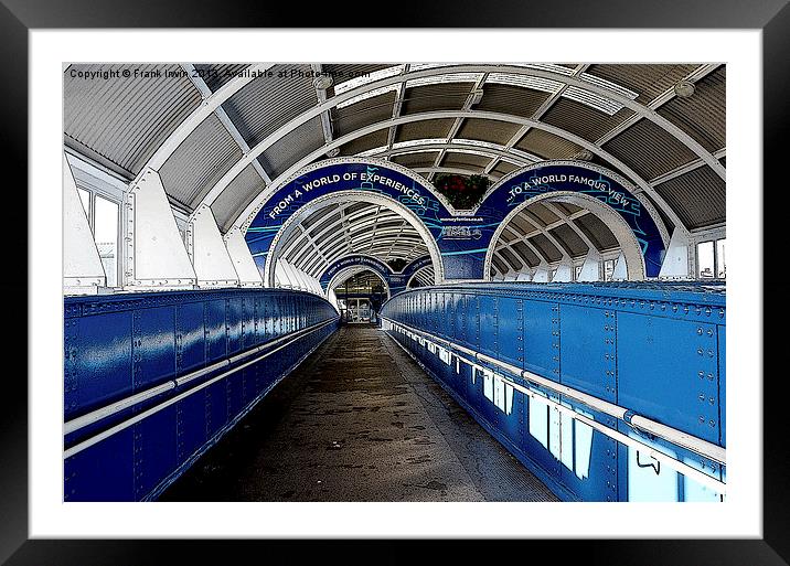 Covered slipway at Seacombe Ferry Framed Mounted Print by Frank Irwin