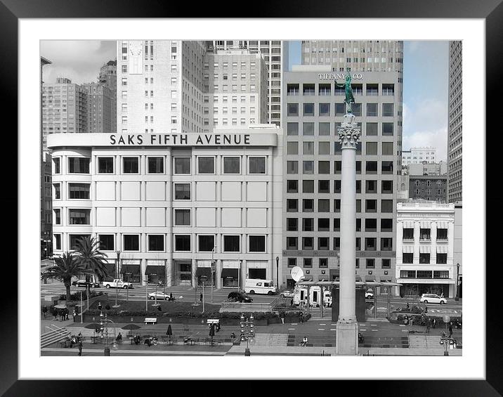 Saks 5th Avenue Framed Mounted Print by Bill Lighterness