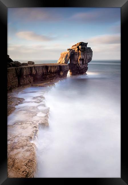 A long time standing at Pulpit Rock Framed Print by Chris Frost