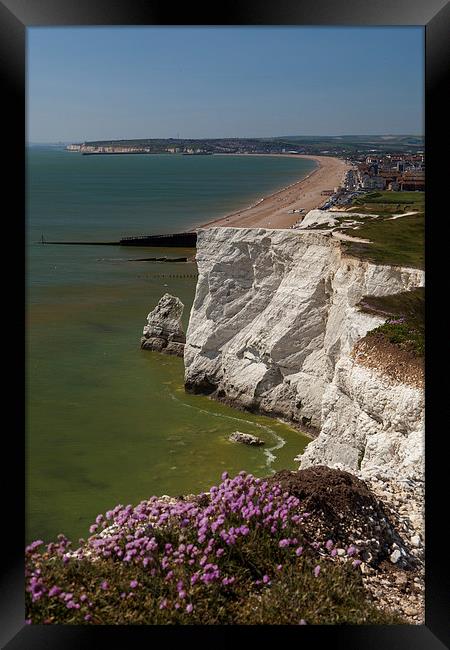 Channel coast Framed Print by Thomas Schaeffer