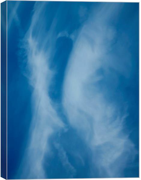 The Kissing clouds Canvas Print by David Pyatt