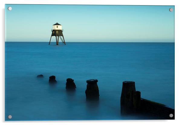 Dovercourt Lighthouse Acrylic by Gail Sparks