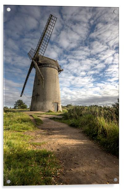 Bidston Hill windmill Acrylic by Paul Farrell Photography