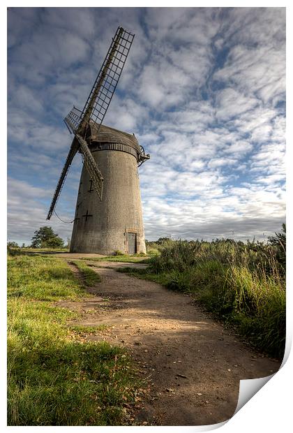 Bidston Hill windmill Print by Paul Farrell Photography
