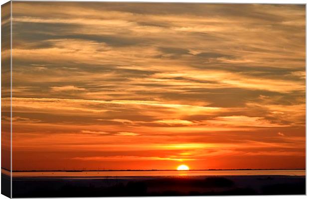 Sky of fire Canvas Print by Gary Pearson