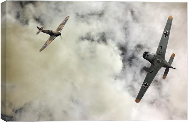 Dogfight Canvas Print by Jason Green
