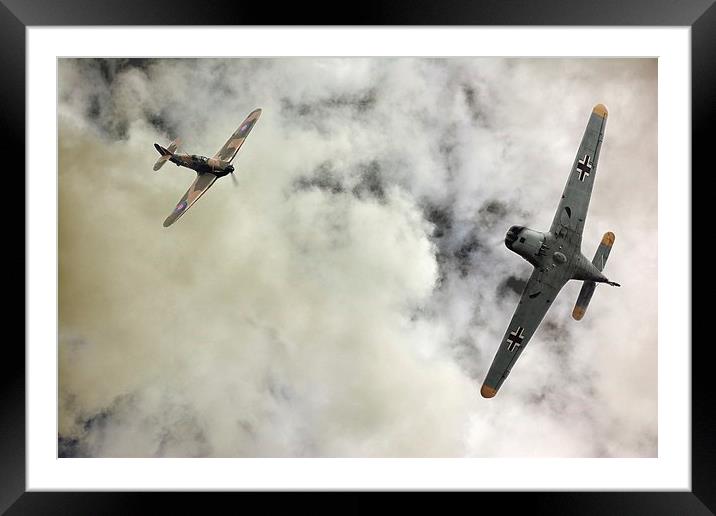 Dogfight Framed Mounted Print by Jason Green