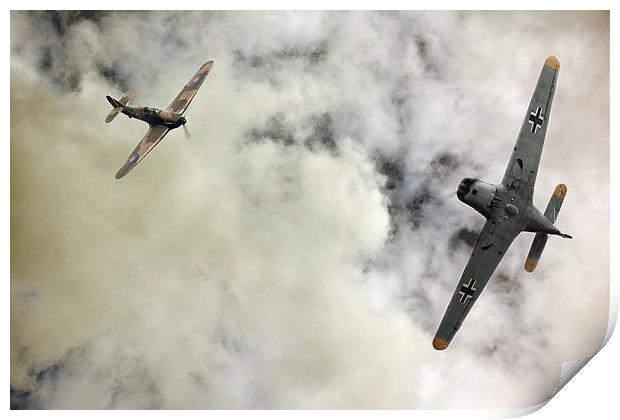 Dogfight Print by Jason Green