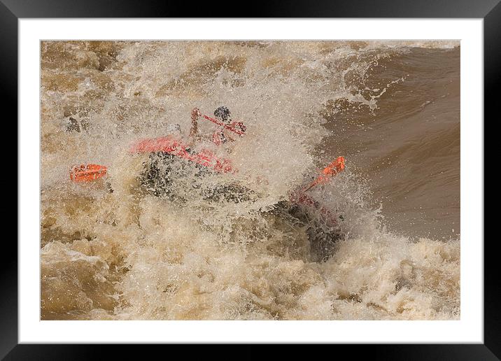 Rio Grande rafting Framed Mounted Print by Steven Ralser