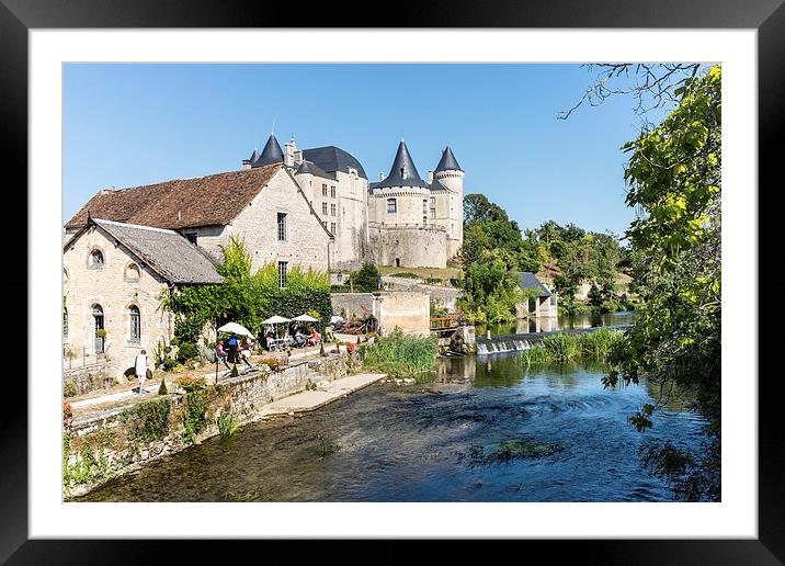 The Water Mill, Verteuil-sur-Charente, France Framed Mounted Print by Ann Garrett