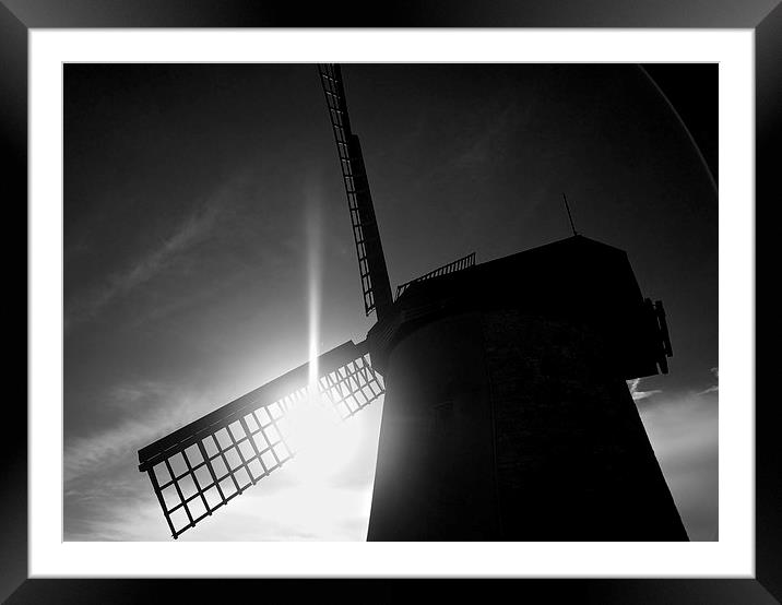 Bembridge Windmill Framed Mounted Print by Thomas Stewart