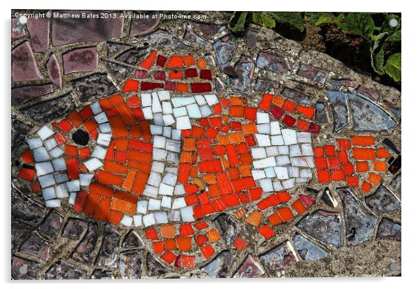 Nemo mosaic Acrylic by Matthew Bates