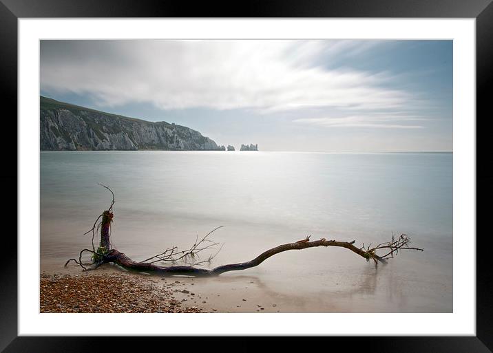 The Needles Framed Mounted Print by Thomas Stewart