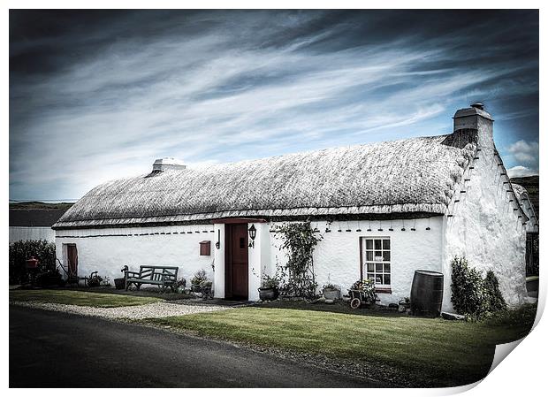 Malin Head Cottage Print by Anne Whiteside