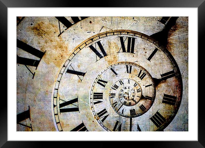 Time Framed Mounted Print by Ray Pritchard