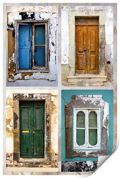 Doors and Windows Print by Andrew Holland