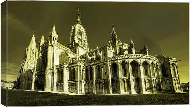Bayeaux Cathedral Canvas Print by Rob Hawkins